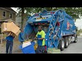 Republic Services Garbage Truck Packing Pennsylvania Trash