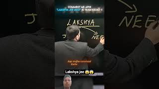 PW Lakshya jee batch 😱😱 for class 12 board+JEE #shorts #funny #viral
