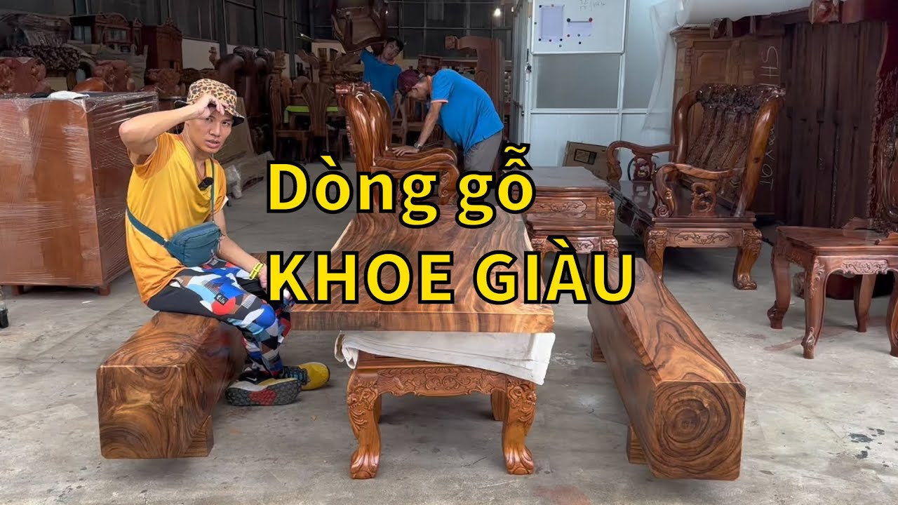 Dòng gỗ khoe GIÀU và bộ bàn ăn gỗ nguyên khối K3 đẹp nhất 2024