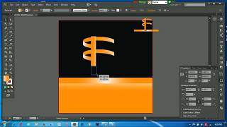 F logo design tutorial 3D for the beginners screenshot 5