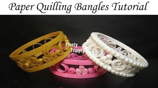 How To Make Paper Quilling Bangles Quilling Jewellery Paper Quilling Quilling Art