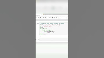 count how many vowels in a string with python