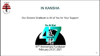 KANSHA Yu-Ai Kai 47th Anniversary Fundraising Event February 27, 2021