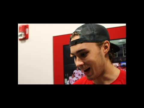 chase swanson hensel phelps BU men's hockey talks holidays