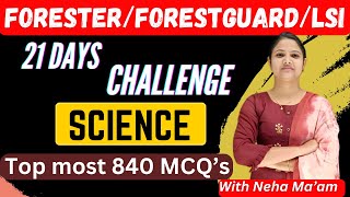 Top 840 General Science Questions (GS) || Day 1 || #forestguard #livestock #ossc #forester#li#osssc