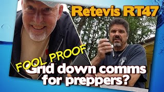 Retivis RT47 FRS review for preppers and Ham Radio Ops