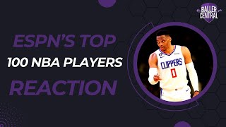 ESPN s NBA Top 100 Players Reaction