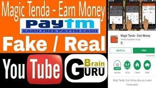 How to earn daily paytm cash | by Magic Tenda App | Real or fake || BRAIN GURU screenshot 3