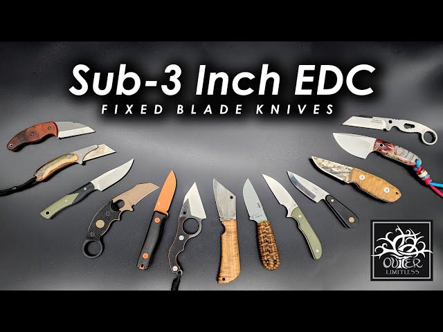 Fixed Blade Knives: Sub 3 Inch Class - From EDC to Utility & More!! 