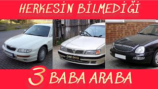 HERKESİN BİLMEDİĞİ 3 KONFORLU LÜKS GÜVENLİ ARABA, NİSSAN MAXİMA A32-A33 FORD SCORPİO 2 MAZDA XEDOS 9