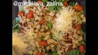Мишиева Залина.Салат "Цезарь". Мишиева Залина.Салат "Цезарь".