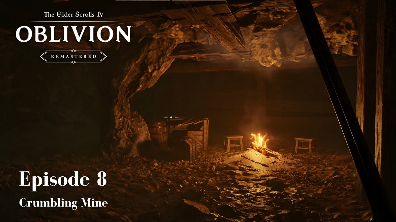 The Elder Scrolls IV: Oblivion Remastered | Direct Playthrough | Episode 8 "Crumbling Mine"