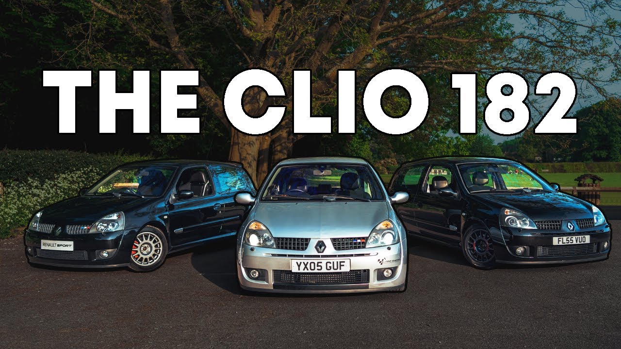THRASHING three Clio 182s on country roads!