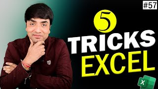 Top 5 Excel Productivity  Tricks | Excel Tips & Tricks