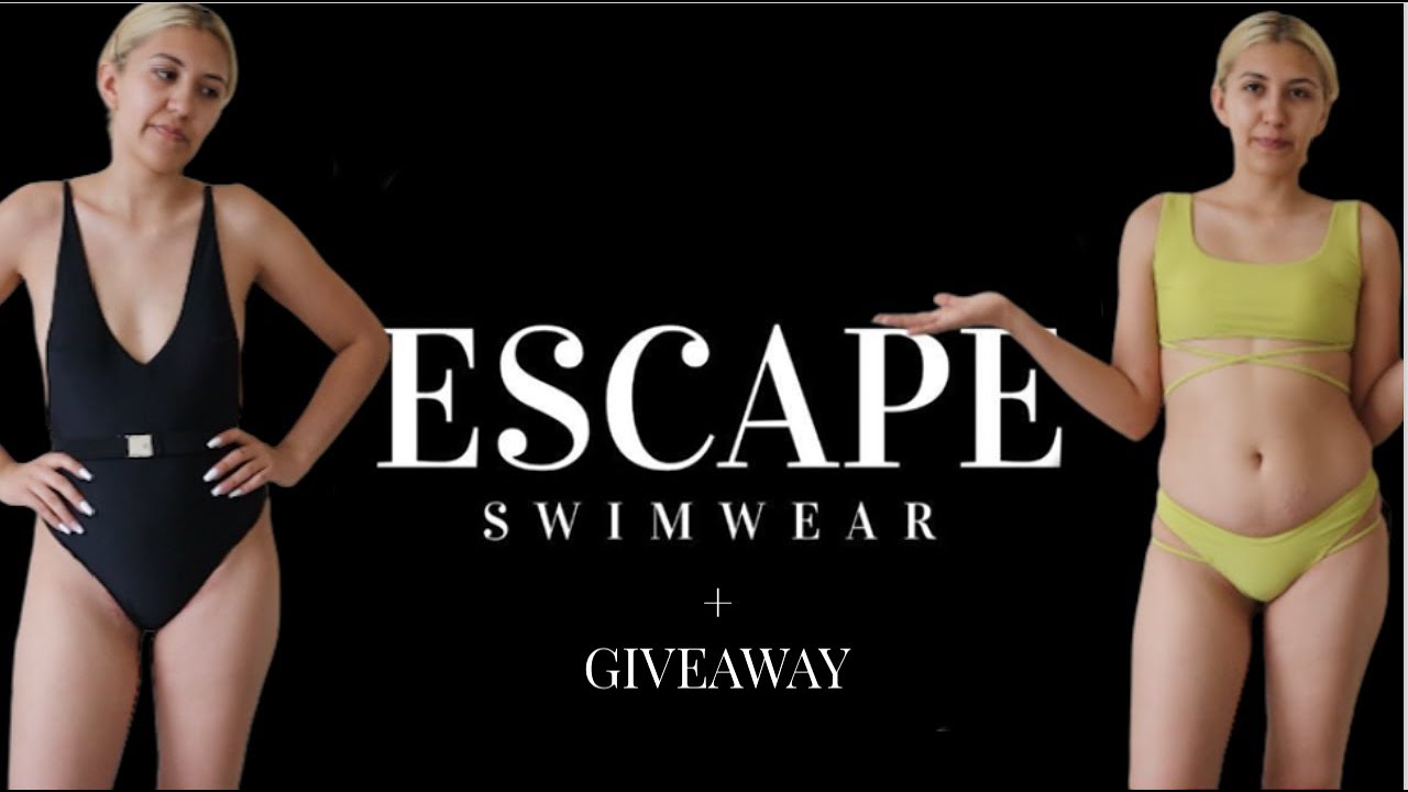 Escape swimwear brand try on haul + review and giveaway!!! YouTube