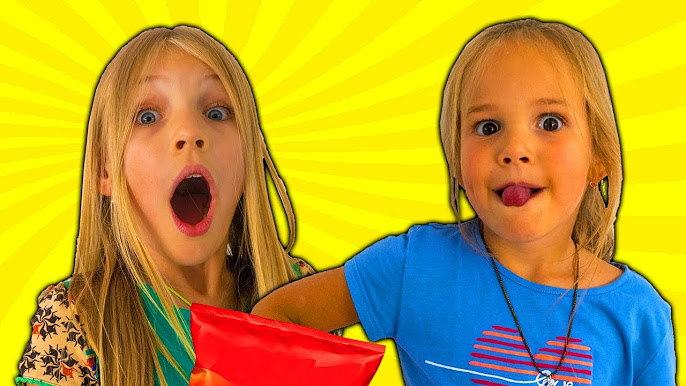 Emma Plays with Big Crayon Toys Fun Learn Colors Video for Kids 