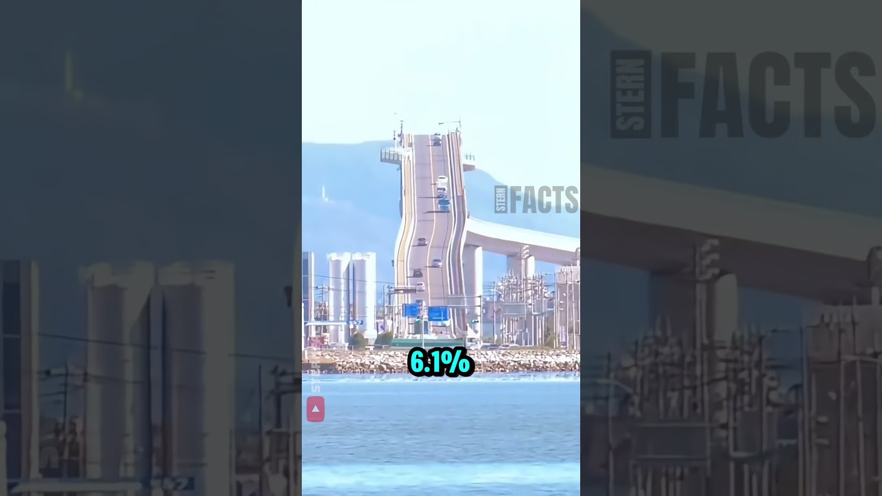 Мост оптической иллюзии в Японии 🚗😱