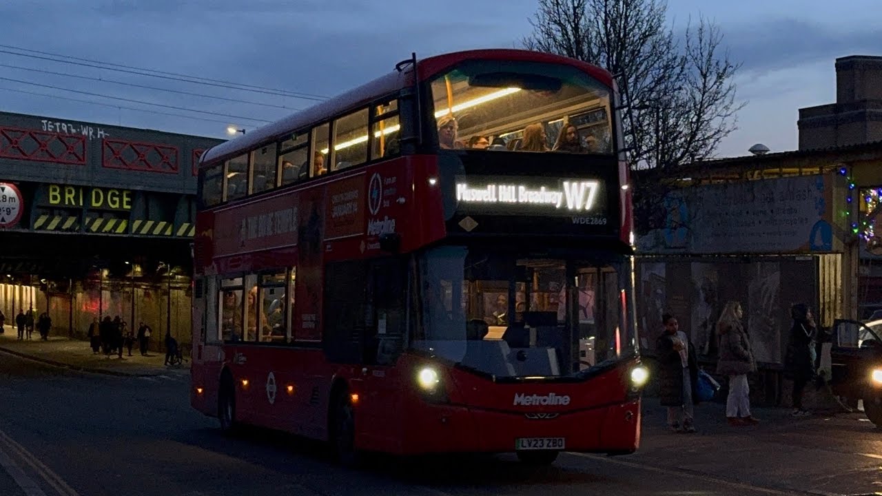 London buses at Finsbury Park 24/01/26