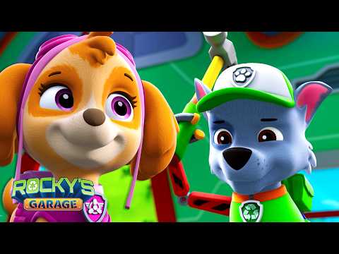 Rocky Upgrades Skye's Grabber! 🧲 | PAW Patrol | Compilation