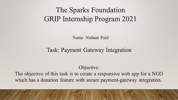 Payment-Gateway-Integration | Web Development Internship Task | The Sparks Foundation |#GRIPAUGUST21