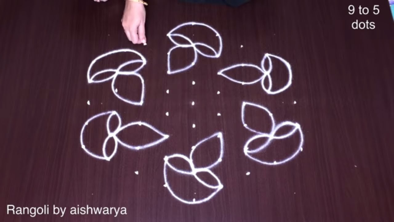 Pleasant Deepavali Muggulu Latest