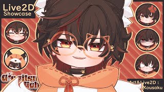 【Art & Live2D】Gingitsune Gehenna Chibi Live2D