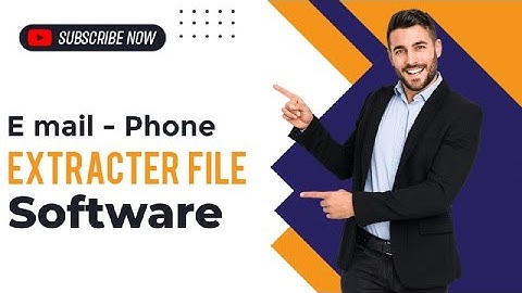 Email and Phone extractor files