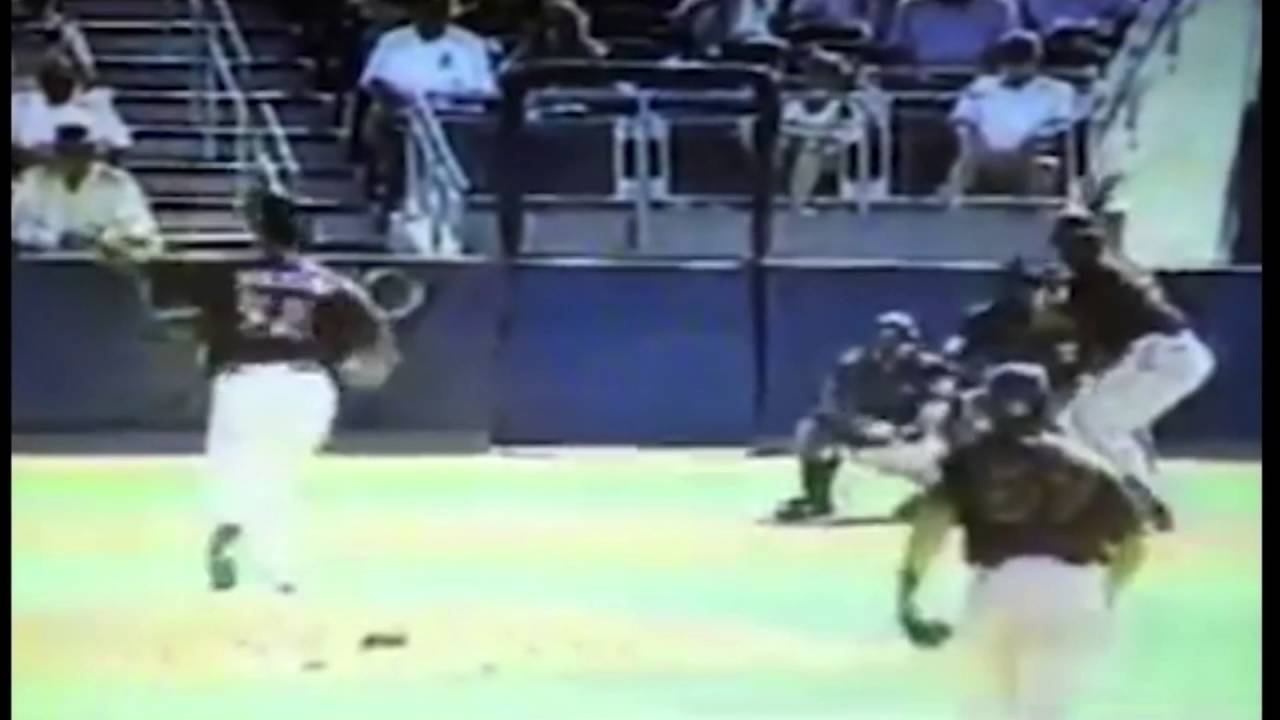 Randy Johnson Hits bird edit YouTube