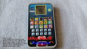 Playing With A Vtech Call and Chat Learning Phone