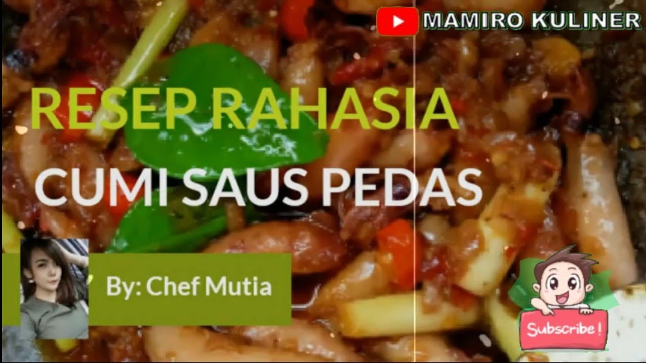 Resep Masak Cumi Saus Pedas Ala Presenter Radio Hit's Tasikmalaya