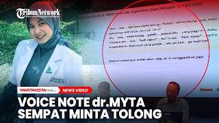 Voice Note dr. Myta, Sempat Minta Tolong Digantikan Jaga karena Sakit