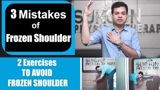 2 Best Exercises to AVOID FROZEN SHOULDER- Shoulder Injury exercises- HOW TO RECOVER SHOULDER PAIN