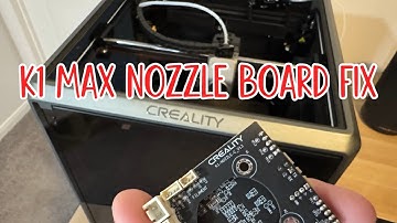 Creality K1 Max – PCBA Replacement (Nozzle Board) – Easy Fix