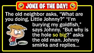 🤣 BEST JOKE OF THE DAY! - Little Johnny is in the backyard, digging hole so... | Funny Dad Jokes