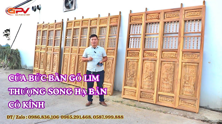 Bộ cửa gỗ 4 cánh bức bàn giá bao nhiêu