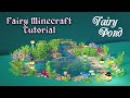 Fairy Minecraft: Pond Tutorial 🍄🌿✨Fairytale Fairycore Fairy tail Cottagecore Mizuno 🌸 Kelpie The Fox