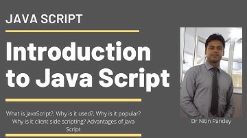 Lecture 1: Introduction to Java Script