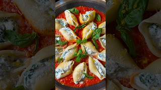 NO BAKE STUFFED SHELLS: