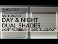 SPRINGBLINDS: Motorized Day & Night Dual Shades - Openness Comparison