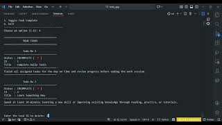 Console Todo App | Phase I | Vidoe