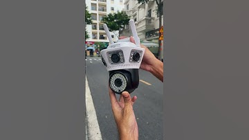Camera 4 mắt 3 khung hình bản nâng cấp màu đen Siêu độc lạ #camerawifi #yoosee