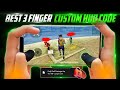 Top 3 Best Custom HUD Setting 😈 [ Handcam ] Free Fire New Headshot Setting ~