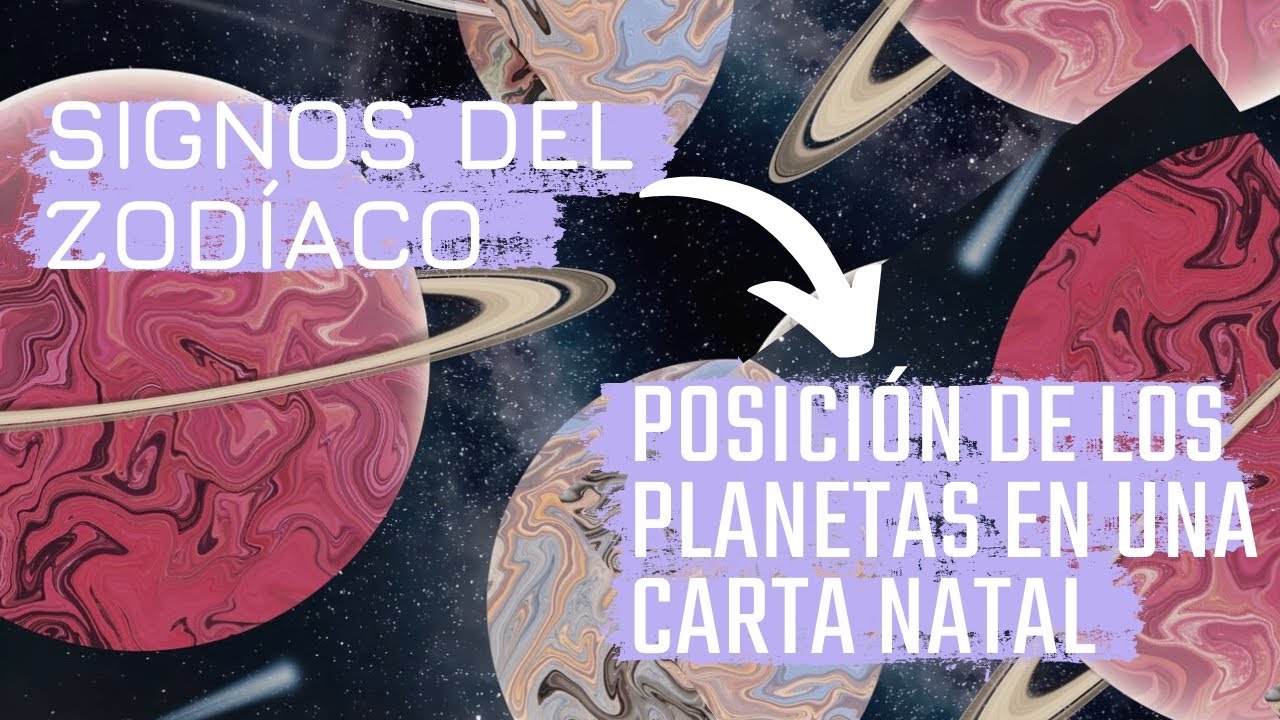 CÓMO INFLUYEN LOS SIGNOS A LOS PLANETAS EN LA CARTA NATAL?? - YouTube