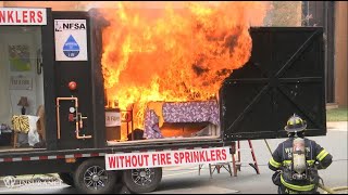 NC OSFM Home Fire Sprinkler Demonstration