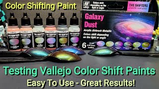 Тестирование краски Vallejo Color Shift — как наносить аэрографом — легко в использовании