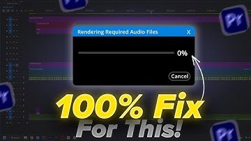 How to Fix Premiere Pro Stuck on Rendering Audio (Rendering at 0% Fix)
