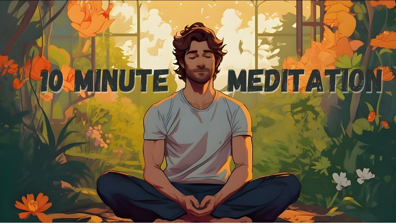 10 Minute Meditation Music For Relaxation - Stress relief, Healing ...