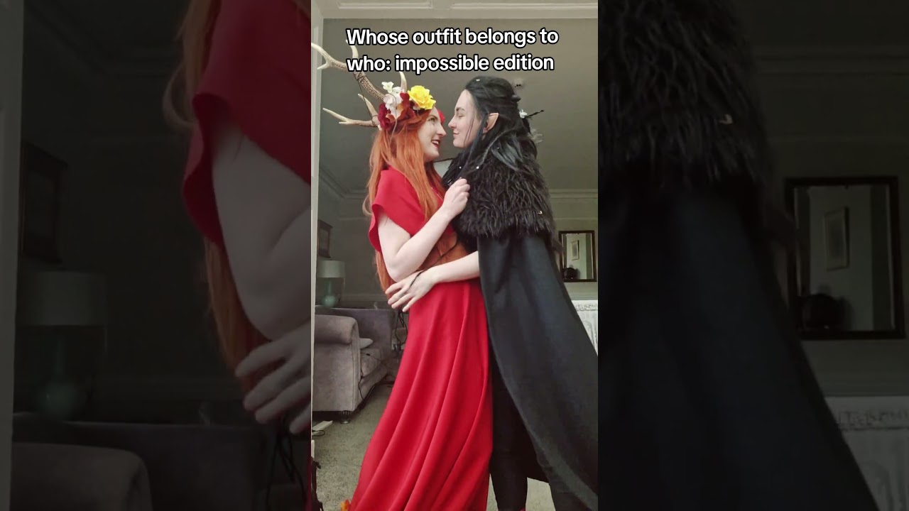 🍁Vaxleth outfit swap 🖤- Critical role in real life - The Legend of Vox Machina cosplays TLOVM