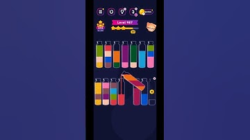 How to pass levels 986, 987 on get color on Android #986 #987 #getcolor #gameplay