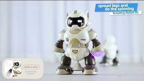 Electric Rotary Dancing Robot | Light Music Effects | Swing & Walk Functions | Interactive Kids Toy